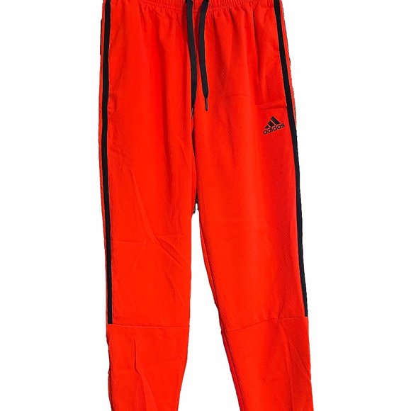 Men's Adidas Tiro Training Pants Sweatpants Red Orange Size Small Brand New